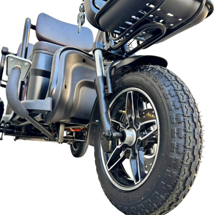 Tricicletă Electrică cu 2 Locuri și Baterie 20Ah [8]