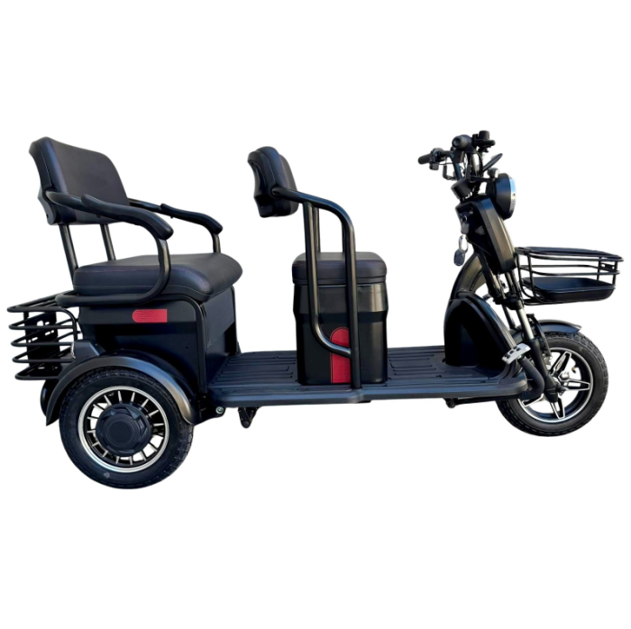 Tricicletă Electrică cu 2 Locuri și Baterie 20Ah [3]