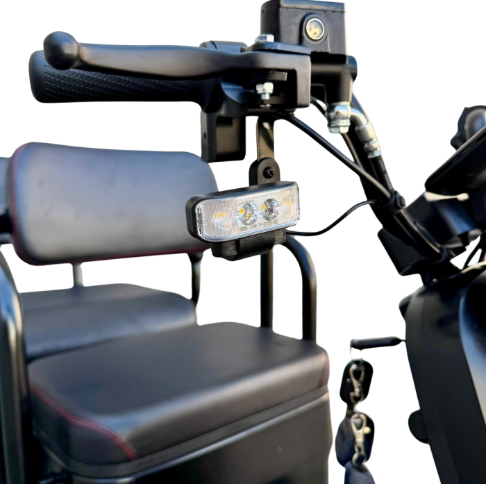 Tricicletă Electrică cu 2 Locuri și Baterie 20Ah [14]