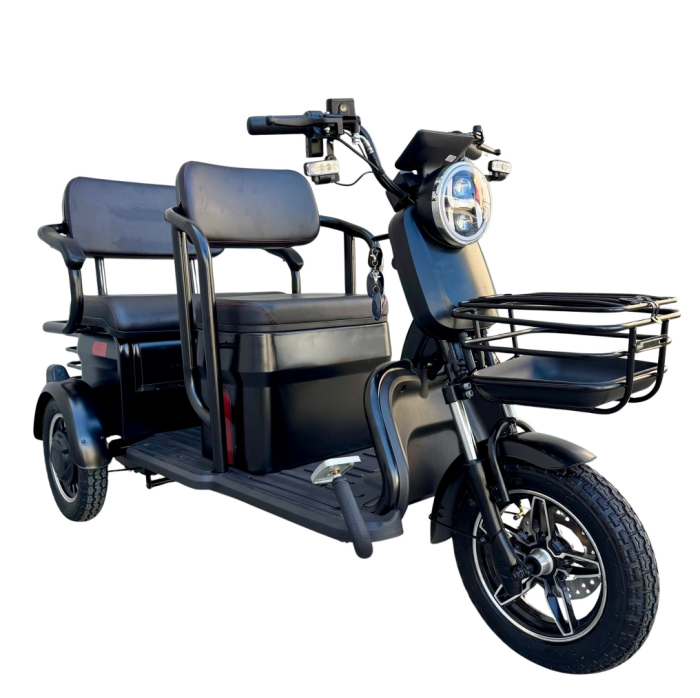 Tricicletă Electrică cu 2 Locuri și Baterie 20Ah [1]