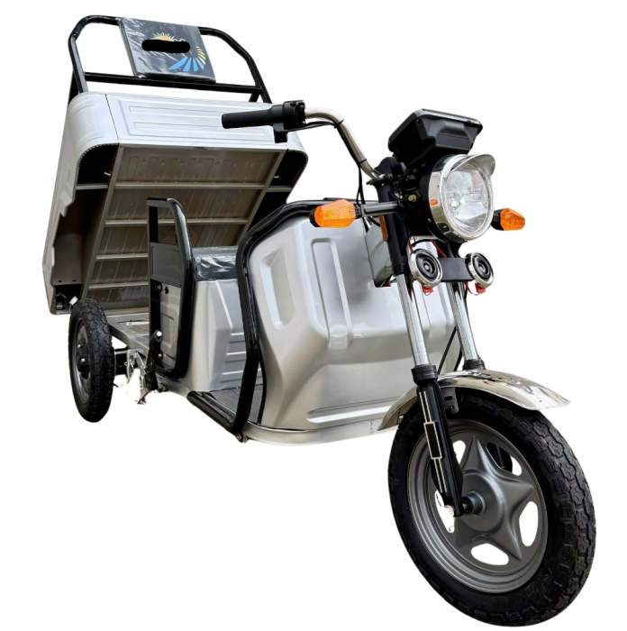 Triciclu Electric Cargo TUK TUK – Benă Basculabilă, 2 Locuri, 20Ah [2]