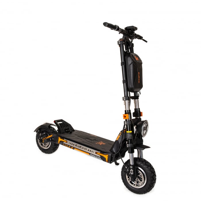 Trotineta electrica de teren KuKirin G4 Max, 2 motoare de 1600W, autonomie max 95 km, viteza maxima 86 km/h [9]