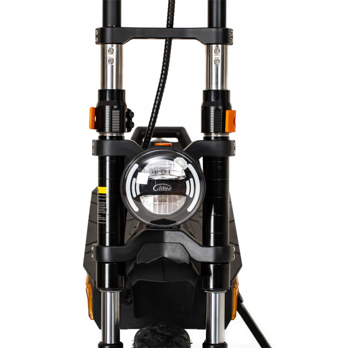 Trotineta electrica de teren KuKirin G4 Max, 2 motoare de 1600W, autonomie max 95 km, viteza maxima 86 km/h [10]