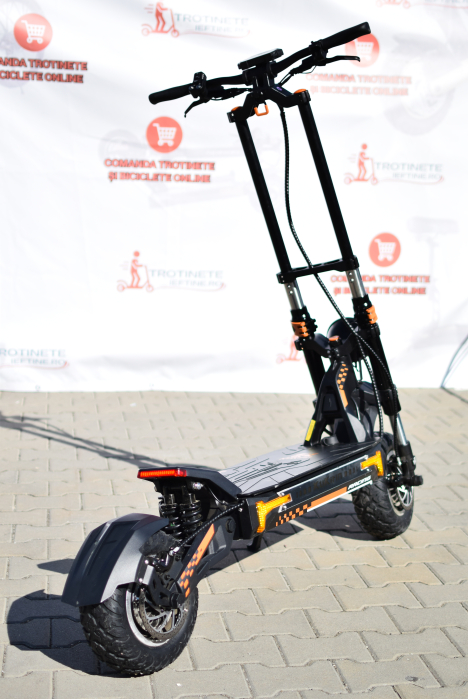 Trotineta electrica de teren KuKirin G4 Max, 2 motoare de 1600W, autonomie max 95 km, viteza maxima 86 km/h [2]