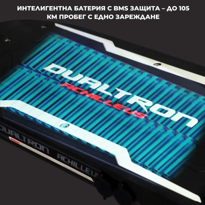 Trotineta electrica Dualtron New Achilleus 60V 37.1Ah Samsung, 2 motoare 2x1400W, autonomie 120 km, Rosu [6]