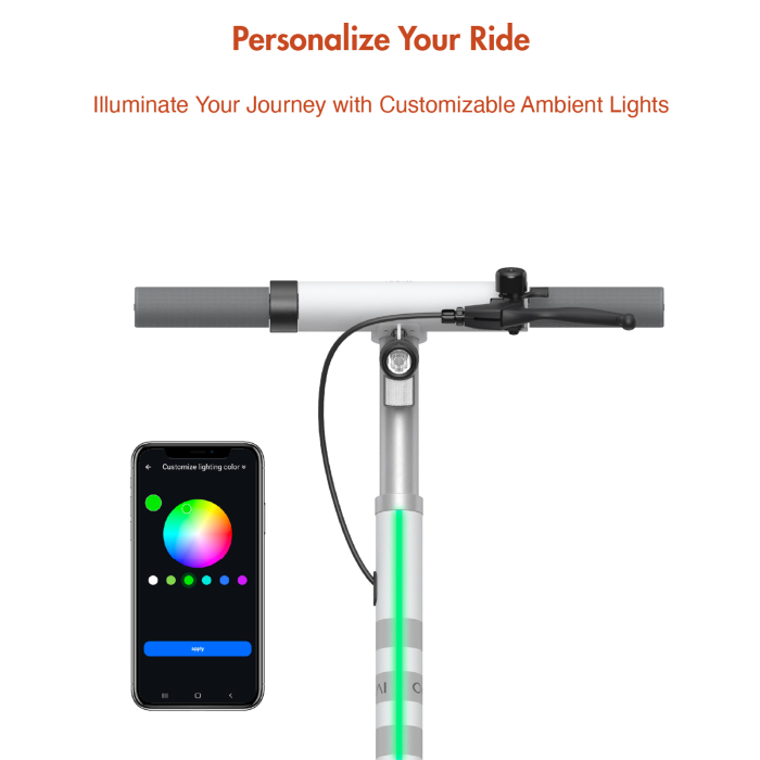 Trotinetă Electrică ES10 300W cu NFC și App Control – Roți Pneumatice 9 Inch [20]