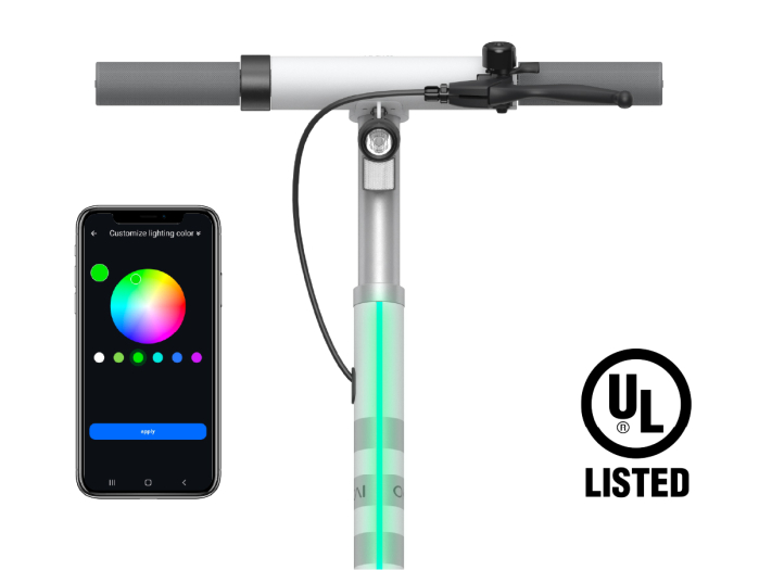 Trotinetă Electrică ES10 300W cu NFC și App Control – Roți Pneumatice 9 Inch [2]