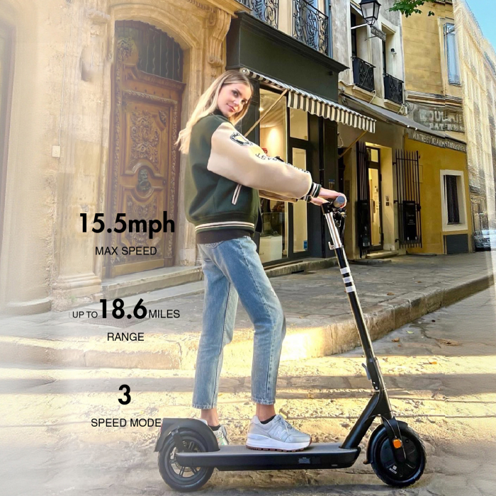 Trotinetă Electrică ES10 300W cu NFC și App Control – Roți Pneumatice 9 Inch [30]