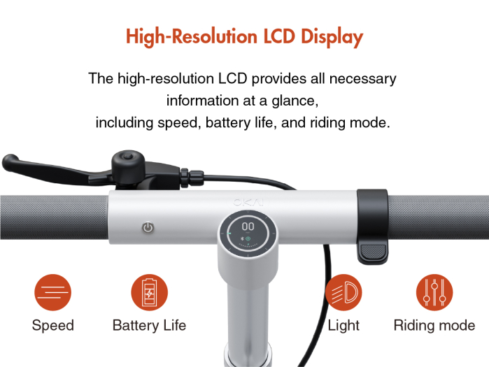 Trotinetă Electrică ES10 300W cu NFC și App Control – Roți Pneumatice 9 Inch [7]