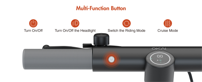 Trotinetă Electrică ES10 300W cu NFC și App Control – Roți Pneumatice 9 Inch [12]