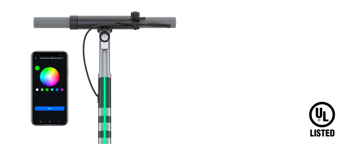 Trotinetă Electrică ES10 300W cu NFC și App Control – Roți Pneumatice 9 Inch [11]