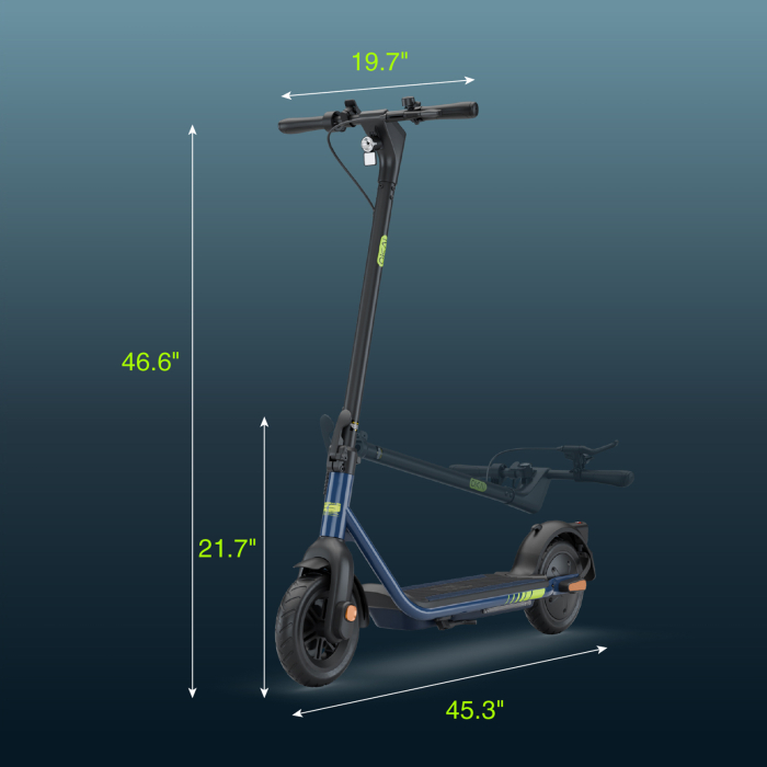 Trotinetă Electrică ES52 300W cu Roți Pneumatice 9 Inch – Viteză 25 km/h [10]