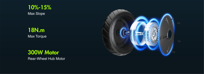 Trotinetă Electrică ES52 300W cu Roți Pneumatice 9 Inch – Viteză 25 km/h [9]