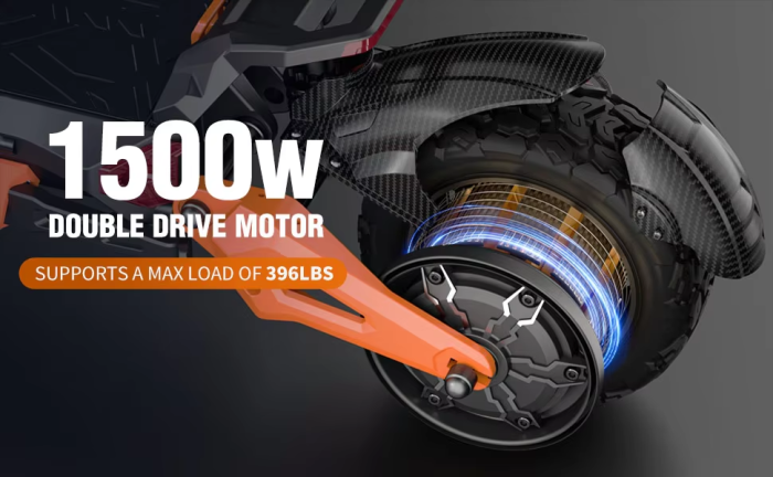 Trotinetă electrică H9 Dual Motor 6000W [8]