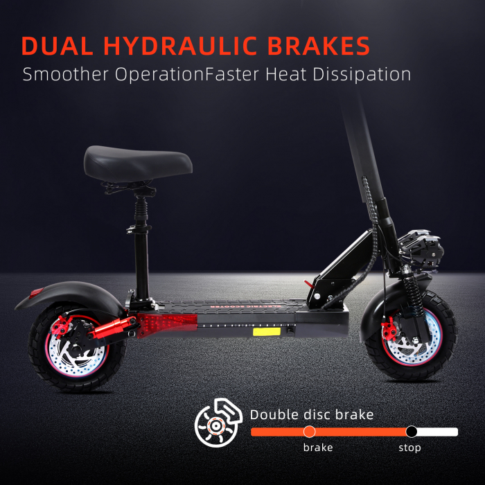 Trotineta Electrica J01, 800W, 50 Km/h, 10inch off road, 48v 15ah, 60 Km [13]