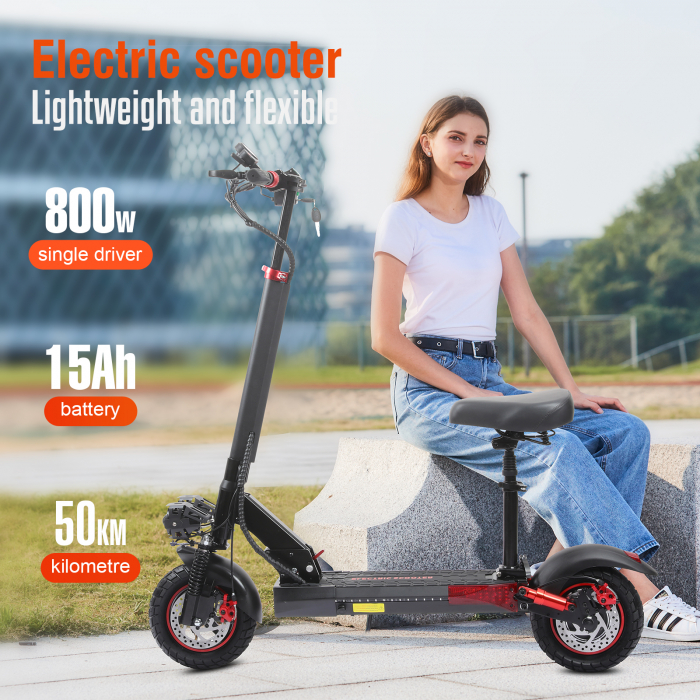 Trotineta Electrica J01, 800W, 50 Km/h, 10inch off road, 48v 15ah, 60 Km [10]