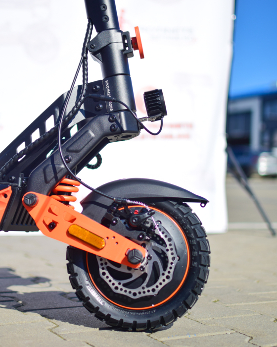 Trotinetă Electrică Kamikaze K1 Max 2x1000W 52V 20Ah 10” Negru-Portocaliu [3]