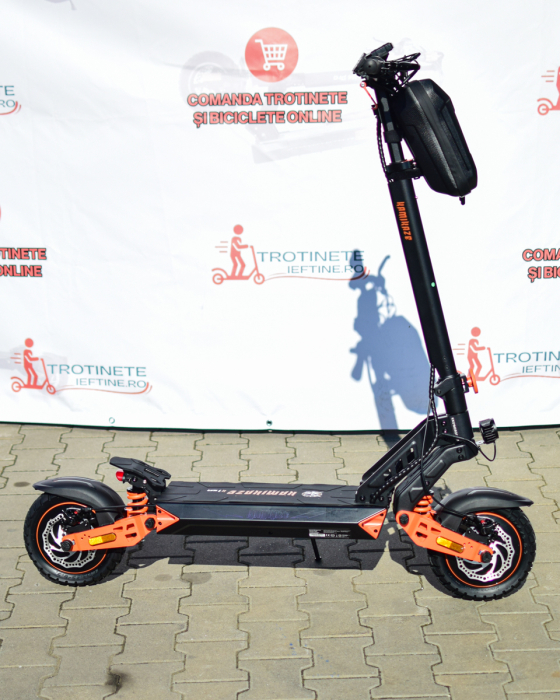 Trotinetă Electrică Kamikaze K1 Max 2x1000W 52V 20Ah 10” Negru-Portocaliu [23]