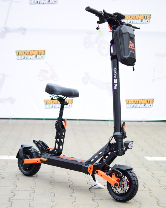 Trotineta Electrica KUGOO KIRIN G2 PRO, Viteza pana la 45km/h, Autonomie 55Km, Motor 600W, 48V 15Ah [13]