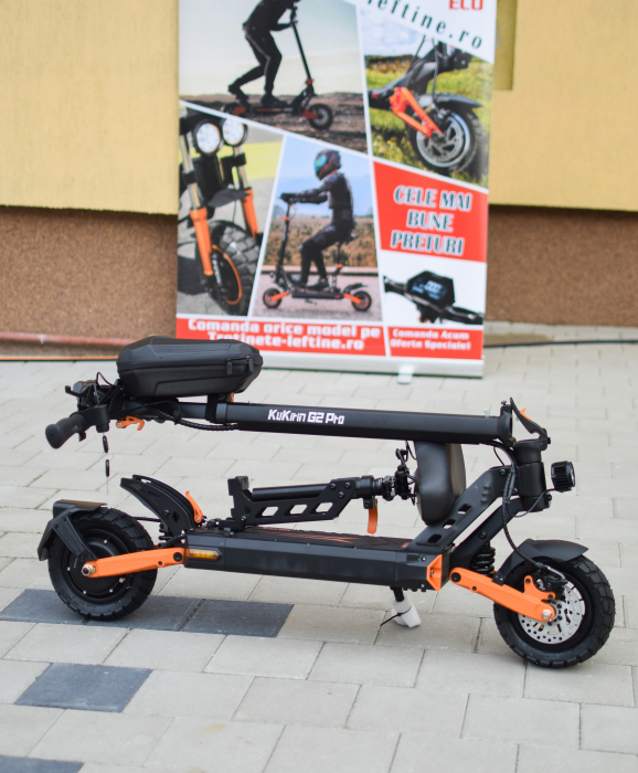Trotineta Electrica KUGOO KIRIN G2 PRO, Viteza pana la 45km/h, Autonomie 55Km, Motor 600W, 48V 15Ah [25]