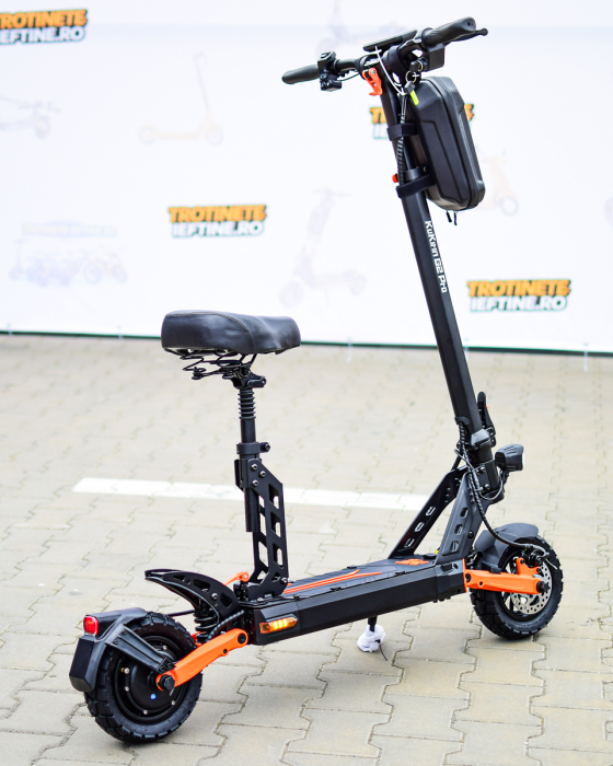 Trotineta Electrica KUGOO KIRIN G2 PRO, Viteza pana la 45km/h, Autonomie 55Km, Motor 600W, 48V 15Ah [3]