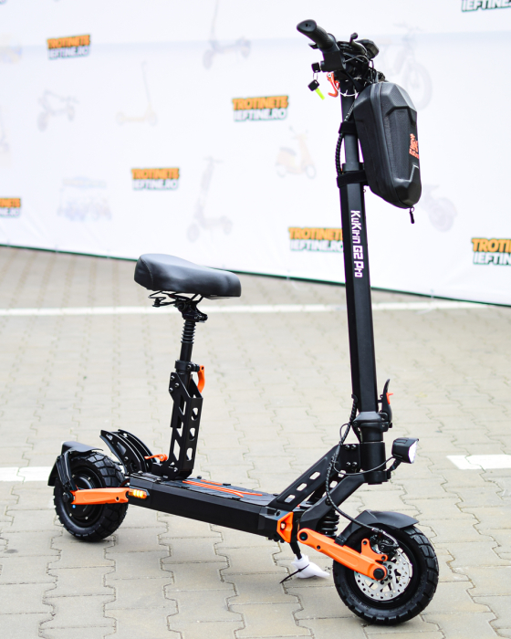Trotineta Electrica KUGOO KIRIN G2 PRO, Viteza pana la 45km/h, Autonomie 55Km, Motor 600W, 48V 15Ah [4]