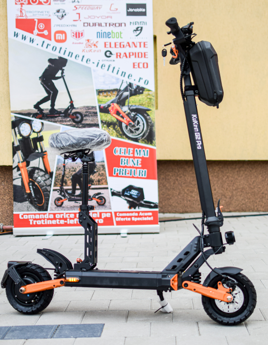 Trotineta Electrica KUGOO KIRIN G2 PRO, Viteza pana la 45km/h, Autonomie 55Km, Motor 600W, 48V 15Ah [2]