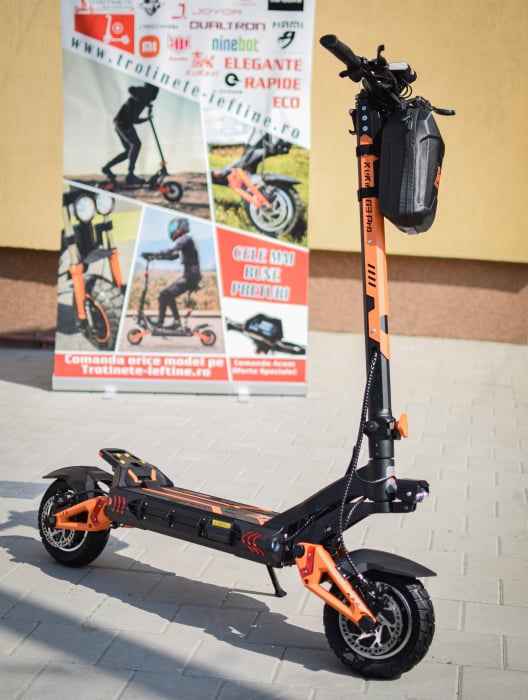 Trotineta Electrica KUGOO KIRIN G3 PRO pentru Teren Accidentat (Off-Road Electric Scooter) - Motor Dual 2x1200W, Autonomie de 80km, Viteză Până la 65km/h, Baterie 52V 23.2Ah [6]