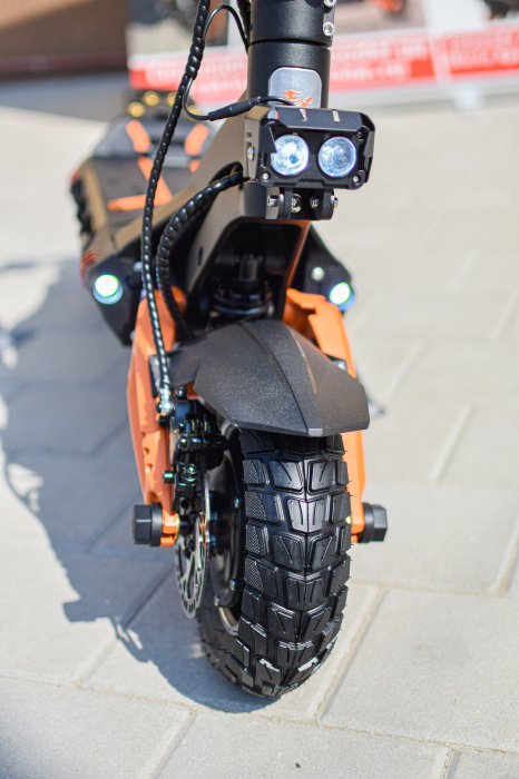 Trotineta Electrica KUGOO KIRIN G3 PRO pentru Teren Accidentat (Off-Road Electric Scooter) - Motor Dual 2x1200W, Autonomie de 80km, Viteză Până la 65km/h, Baterie 52V 23.2Ah [7]