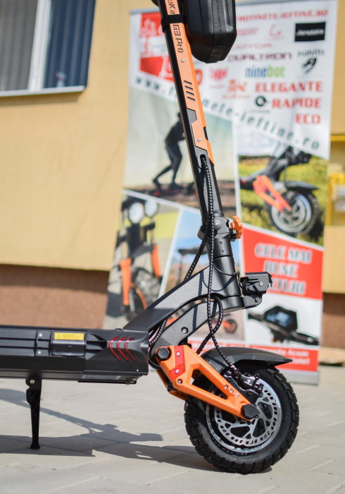 Trotineta Electrica KUGOO KIRIN G3 PRO pentru Teren Accidentat (Off-Road Electric Scooter) - Motor Dual 2x1200W, Autonomie de 80km, Viteză Până la 65km/h, Baterie 52V 23.2Ah [12]