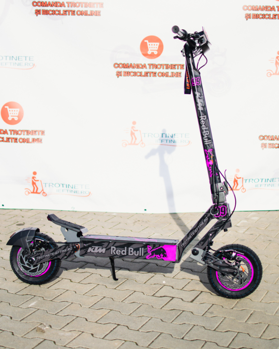 Trotineta Electrica KuKirin G2 (2026) PERSONALIZATA Competition Pink - Con Base [11]