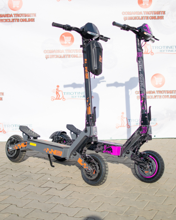 Trotineta Electrica KuKirin G2 (2026) PERSONALIZATA Competition Pink - Con Base [12]