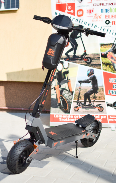 Trotinetă electrică Kukirin G4 motor 2000 W, viteză maximă 70 km/h, baterie cu litiu 60 V 20 Ah, anvelope de 11 inchi [9]