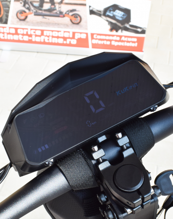 Trotinetă electrică Kukirin G4 motor 2000 W, viteză maximă 70 km/h, baterie cu litiu 60 V 20 Ah, anvelope de 11 inchi [15]