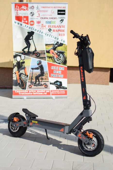 Trotinetă electrică Kukirin G4 motor 2000 W, viteză maximă 70 km/h, baterie cu litiu 60 V 20 Ah, anvelope de 11 inchi [5]