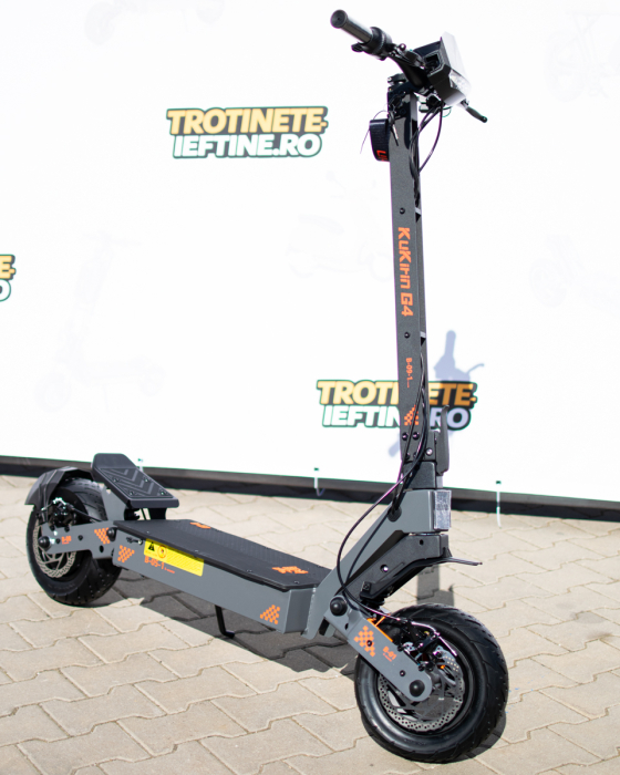 Trotinetă electrică Kukirin G4 motor 2000 W, viteză maximă 70 km/h, baterie cu litiu 60 V 20 Ah, anvelope de 11 inchi [11]