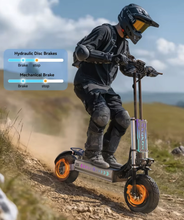 Trotineta Electrica APEFOX T90 4200W 60V 31.2Ah Dual Motor Off-Road [4]