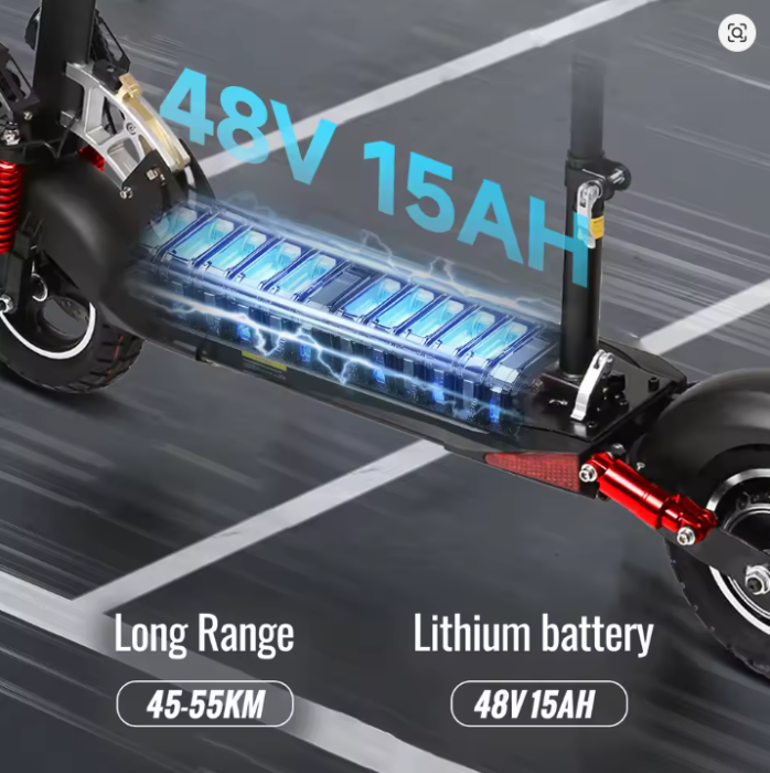 Trotineta Electrică SUNNIGOO N3MAX 800W 48V 13Ah Cu Șa și Roți 10 Inch Off-Road [11]