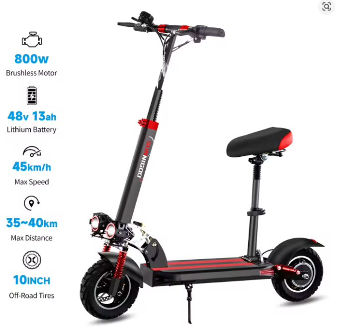 Trotineta Electrică SUNNIGOO N3MAX 800W 48V 13Ah Cu Șa și Roți 10 Inch Off-Road [14]