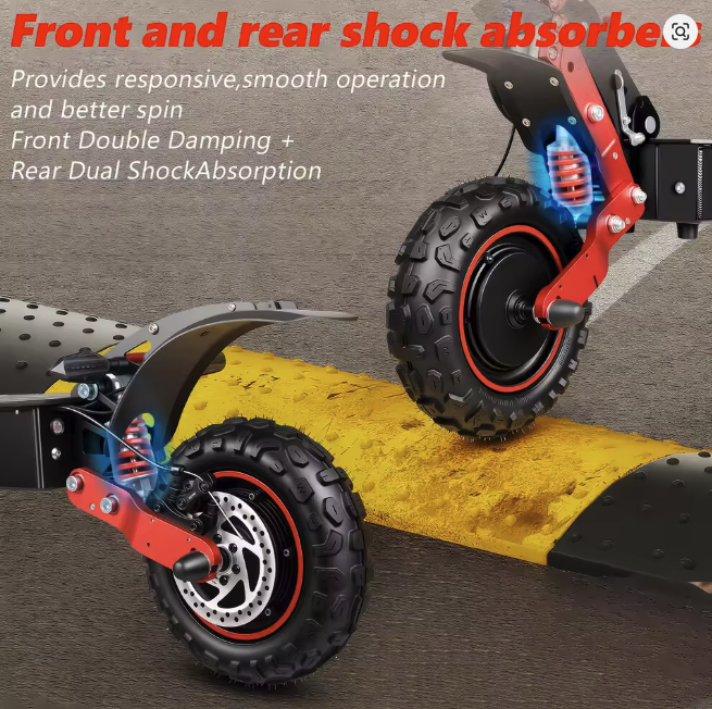 SUNNIGOO X7 X7 PRO 3600W - Trotinetă Electrică Dual Motor 65 km/h, 60 km Autonomie [4]