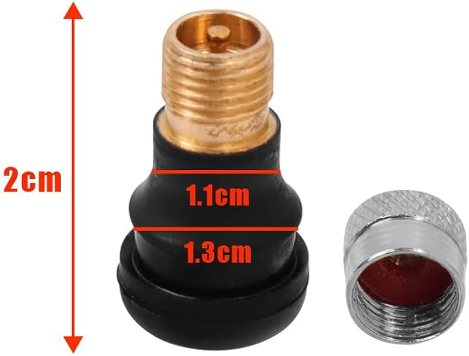 Valva tubeless dreapta PVR40 pentru anvelope trotineta, pachet de 20 de bucati [2]