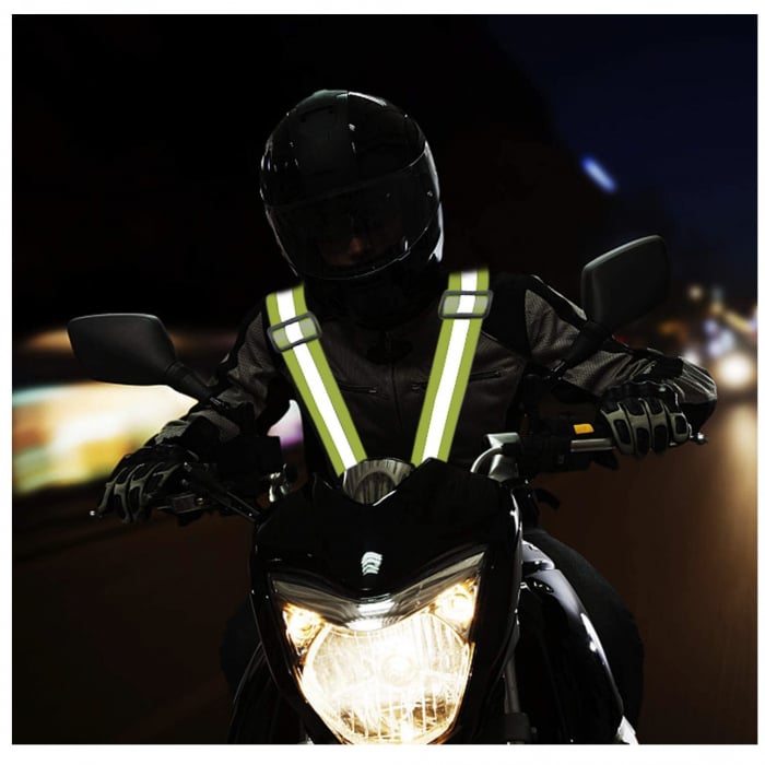 Vestă reflectorizantă cu bretele SUNIIK – pentru trotinetă electrică [2]