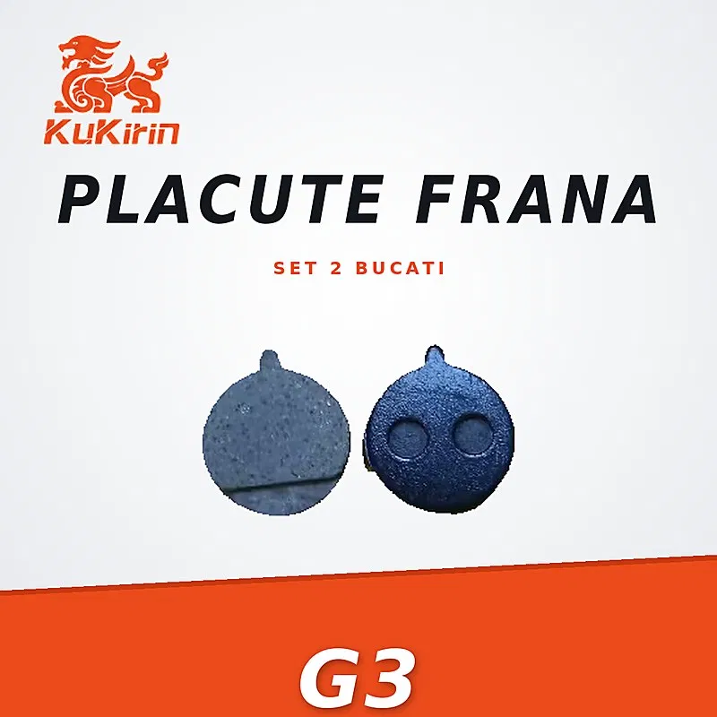 KuKirin G3 - Placute Frana KuKirin G3 – Set 2 Bucati, Frana cu Disc