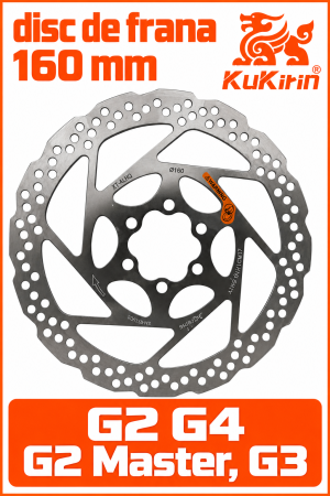 Discuri de frana - Disc Frana 160 mm KuKirin G2 G4 G2 Master G3