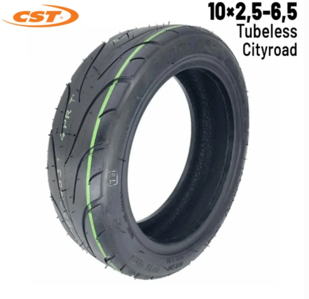 Roți și Anvelope - Anvelopă CST Tubeless 10×2,5–6,5 Cityroad trotinetă electrică