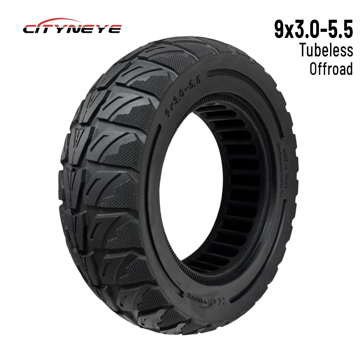 Piese - Anvelopă Plină 9x3-5.5 pentru KuKirin G2 Pro | Cauciuc Solid Anti-Pană