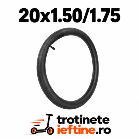 Piese - Cameră aer 20x1.50/1.75 pentru biciclete de copii, pliabile și electrice