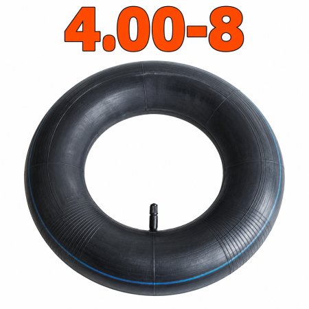Roți și Anvelope - Camera aer 4.00-8 pentru roaba, carucior si motocultor, valva curbata 90 grade