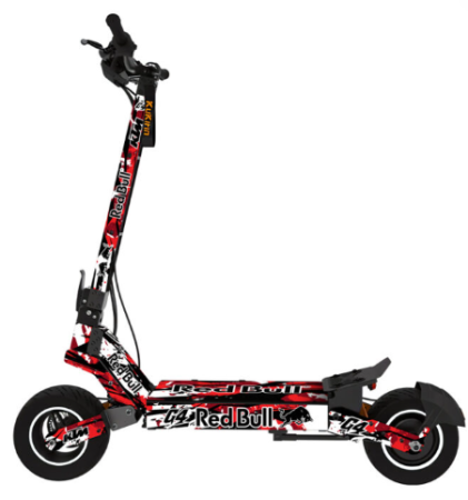 Personalizare & Confort - Kit Vinil Kukirin G4 Fury Camo RedBull Devil – Design Racing & Protecție