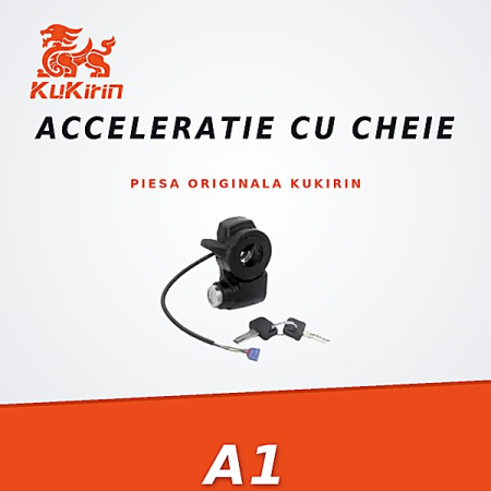 Acceleratoare & comenzi - Acceleratie cu Cheie originala Kukirin A1